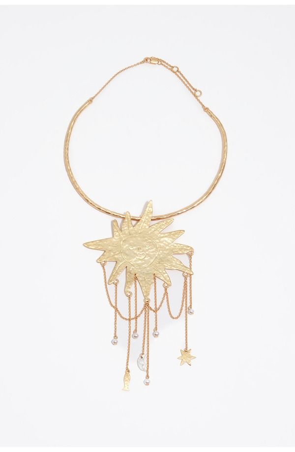ビンバイローラ レディース アクセサリー ネックレス・チョーカー レース Bimba y Lola Sun And Moonecklace GOLD ゴールド