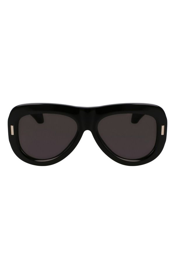 フェラガモ レディース アクセサリー サングラス・アイウェア FERRAGAMO Rivets 57mm Aviator Sunglasses BLACK ブラック