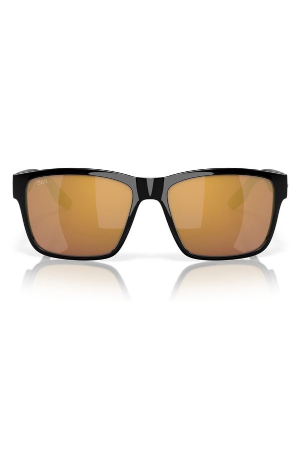 コスタデルマール メンズ アクセサリー サングラス・アイウェア Costa Del Mar Square Polarized Sunglasses BLACK GOLD ブラック
