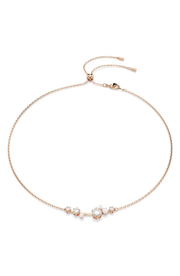 スワロフスキー レディース アクセサリー ネックレス・チョーカー レース Swarovski Constella Necklace WHITE SILVER ホワイト
