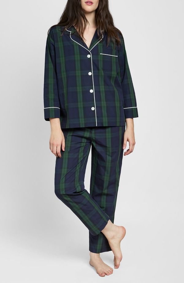 スリーピージョンズ レディース アンダーウェア ナイトウェア Sleepy Jones Marina Pajama Set Blackwatch 40,170円