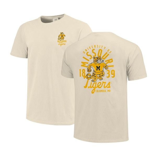 イメージワン メンズ トップス Tシャツ オーバーレイ IMAGE ONE Mens Creamissouri Tigers Comfort Colors Mascot Overlay TShirt