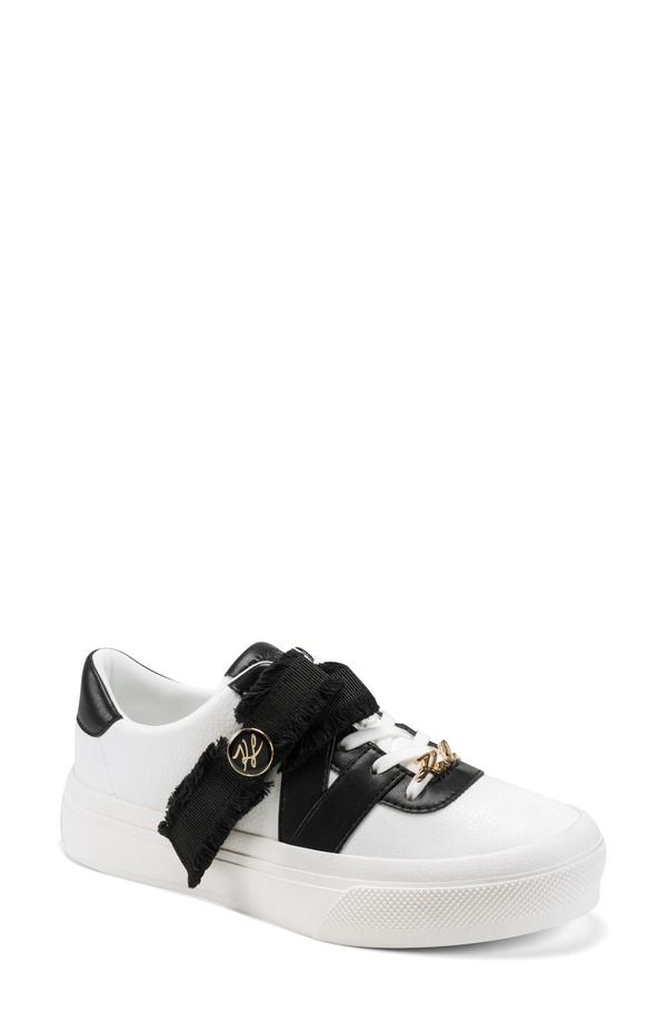 カール ラガーフェルド レディース シューズ スニーカー プラットフォーム KARLAGERFELD PARIS Greysen Platform Sneaker Women BRIGHT WHITE