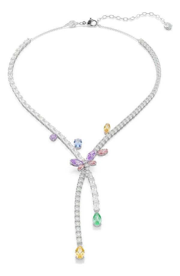スワロフスキー レディース アクセサリー ネックレス・チョーカー レース Swarovski x Ariana Grande Multicolor Crystal YNecklace SILVER M 90,090円