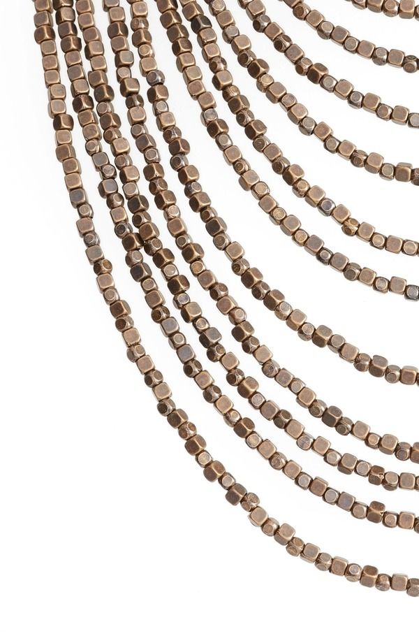 カリーンサルタン レディース アクセサリー ネックレス・チョーカー レース Karine Sultan Joan Beaded Multistrand Necklace BRASS マルチカラー