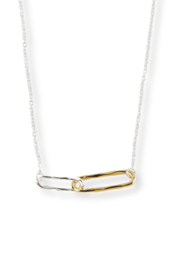 アルジェントヴィーヴォ レディース アクセサリー ネックレス・チョーカー レース Argento Vivo Sterling Silver TwoTone Linked Pendant Necklac