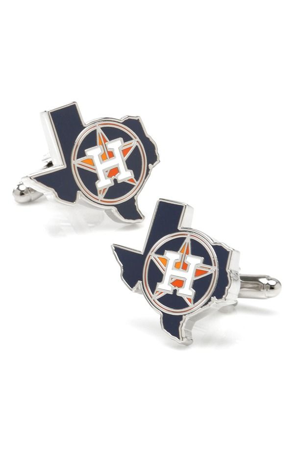 カフリンク メンズ アクセサリー カフスボタン Cufflinks Inc MLB Houston Astros Cuff Links HOUSTON ASTROSTATE SHAPED