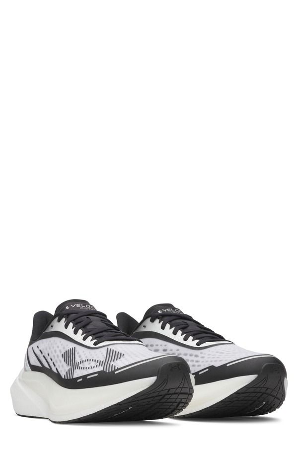 アンダーアーマー レディース シューズ スニーカー Under Armour UA Velociti Distance Running Shoe Women WHITE WHITE BLACK ホワイ