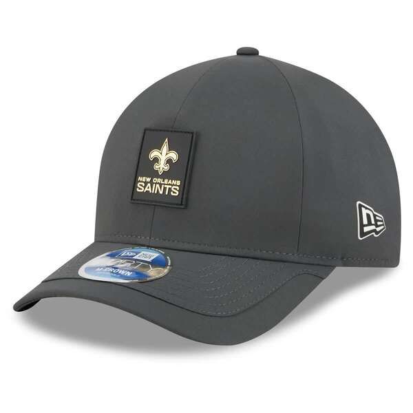 ニューエラ メンズ アクセサリー 帽子 Mens New Era Charcoal New Orleansaints 2025 Sideline Cold Weather 9FORTY MCrown