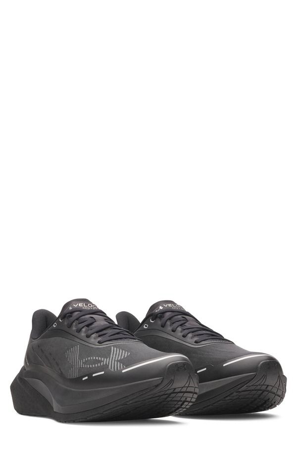 アンダーアーマー レディース シューズ スニーカー Under Armour UA Velociti Distance Running Shoe Women BLACK METALLIC GUN ME