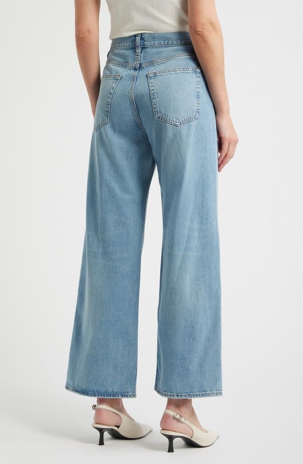 フレーム レディース ボトムス デニムパンツ ストレート ハイウエスト ジーンズ FRAME The Pixie Off Duty Stroll High Waist Relaxed Straight