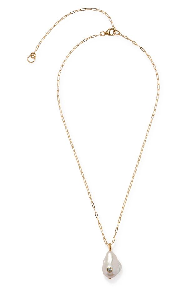 リジーフォートュネート レディース アクセサリー ネックレス・チョーカー レース Lizzie Fortunatoasis Baroque Pearl Pendant Necklace GOLD PE