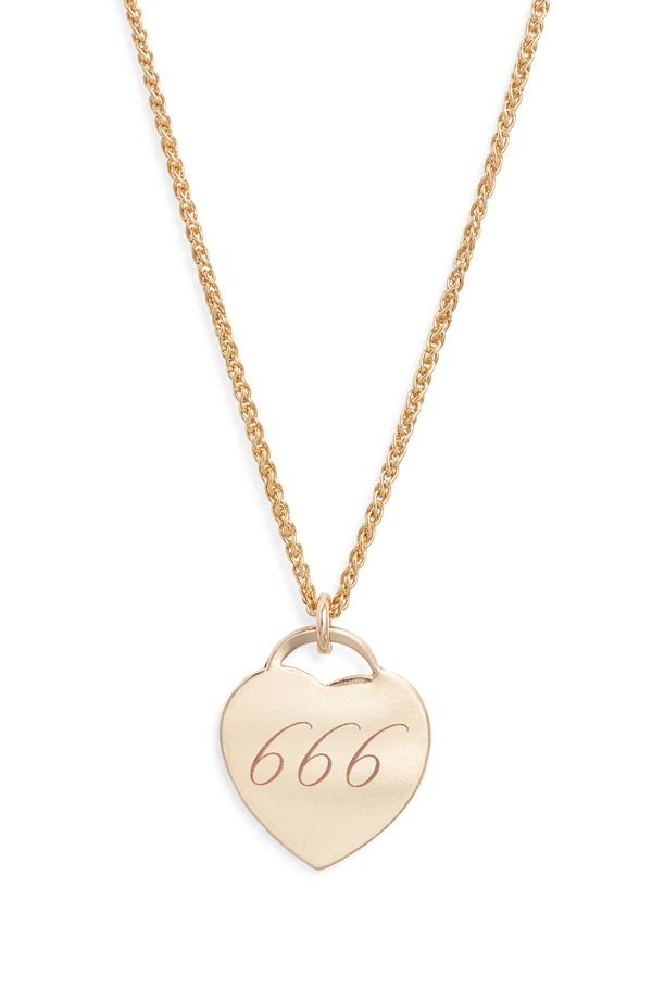 セットアンドストーンズ レディース アクセサリー ネックレス・チョーカー レース Set Stones Alice Angel Numbers Pendant Necklace GOLD 666 ゴー