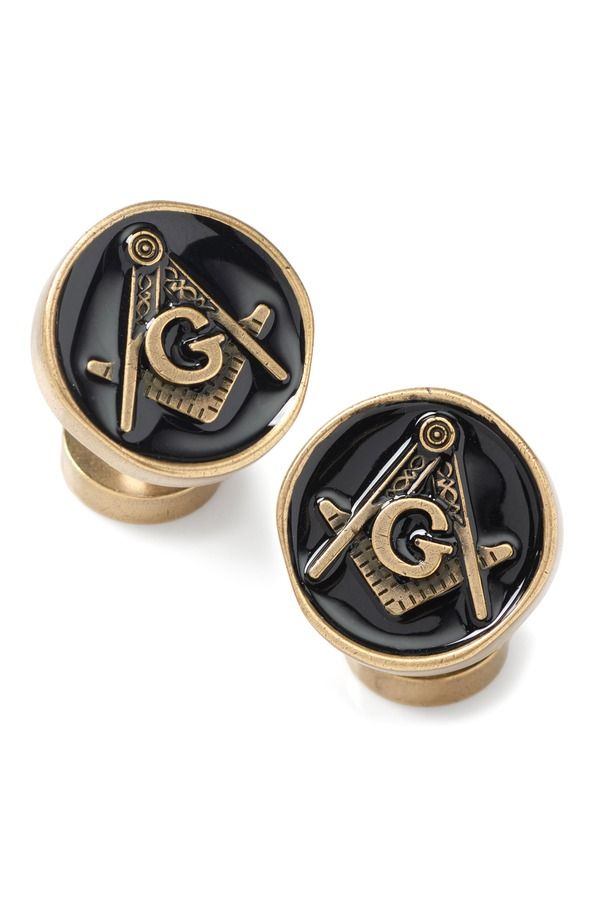 カフリンク メンズ アクセサリー カフスボタン Cufflinks Inc Masonic Lodge Cuff Links BLACK ブラック