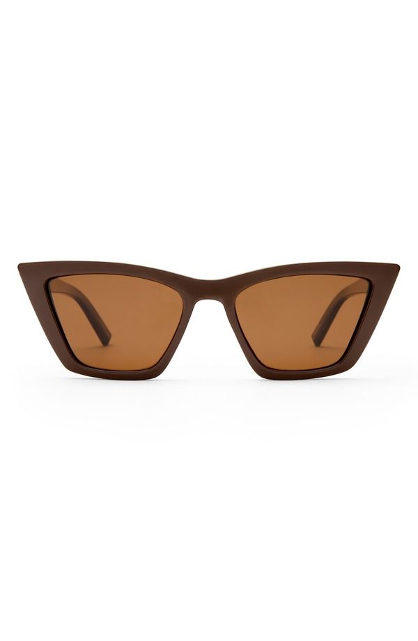 ルスペックス レディース アクセサリー サングラス・アイウェア Le Specs Velodrom 54mm Cat Eye Sunglasses COCOA BROWN MONO POLARIZED