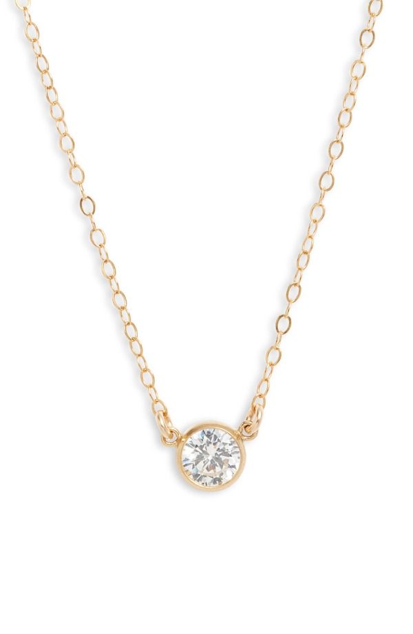 セットアンドストーンズ レディース アクセサリー ネックレス・チョーカー レース Set Stones Blake Cubic Zirconia Pendant Necklace GOLD ゴールド