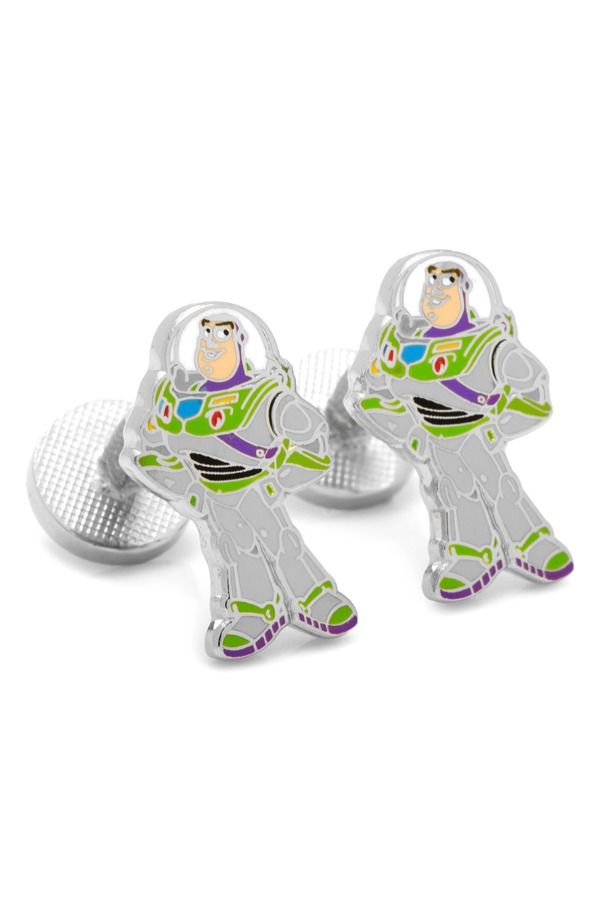 カフリンク メンズ アクセサリー カフスボタン Cufflinks Inc Buzz Lightyear Cuff Links METALLIC SILVER シルバー