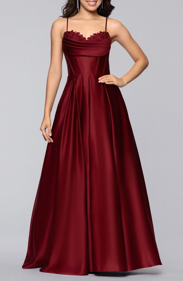 ブロンディナイツ レディース トップス ワンピース サテン Blondie Nites Beaded Embroidery Detail Satin Gown WINE ワイン 47,280円