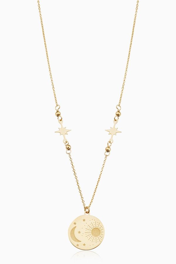 オラディナ レディース アクセサリー ネックレス・チョーカー レース Oradina 14K Yellow Gold Winter Solstice Pendant Necklace Yellow G