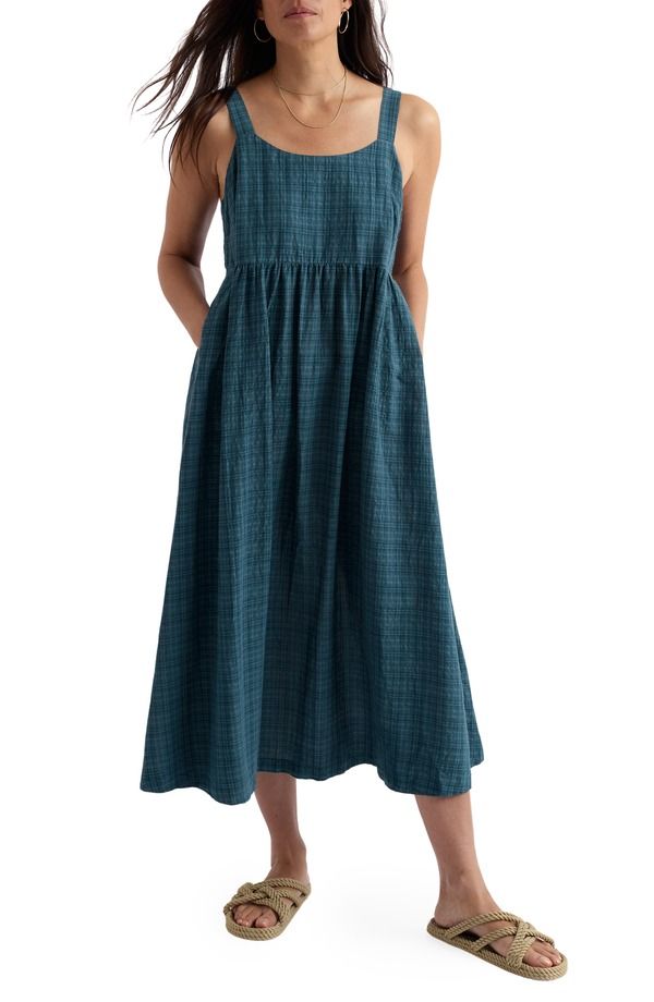 シーソルトコーンウォール レディース トップス ワンピース ミディ コットン Seasalt Cornwallaity Plaid Organicotton Blend Midi DressTORM 36,270円