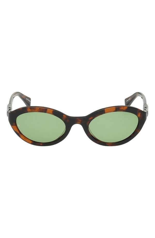 ラグアンドボーン レディース アクセサリー サングラス・アイウェア rag bone 52mm Oval Sunglasses BROWN CRYSTAL TORT GREEN グリーン