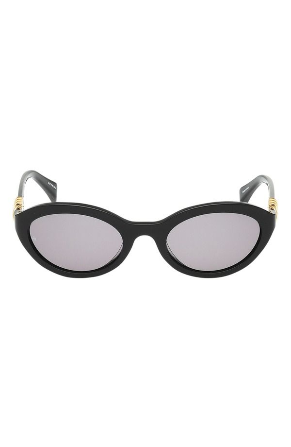 ラグアンドボーン レディース アクセサリー サングラス・アイウェア rag bone 52mm Oval SunglassesHINY BLACK SMOKE LENSES ブラック