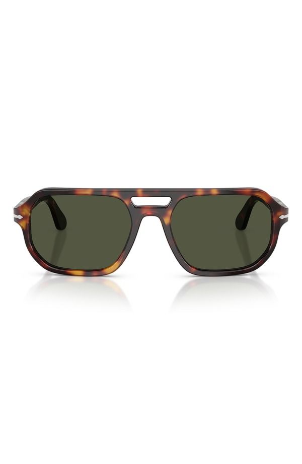 ペルソル レディース アクセサリー サングラス・アイウェア Persol 59mm Guido Pillow Sunglasses HAVANA GREEN グリーン