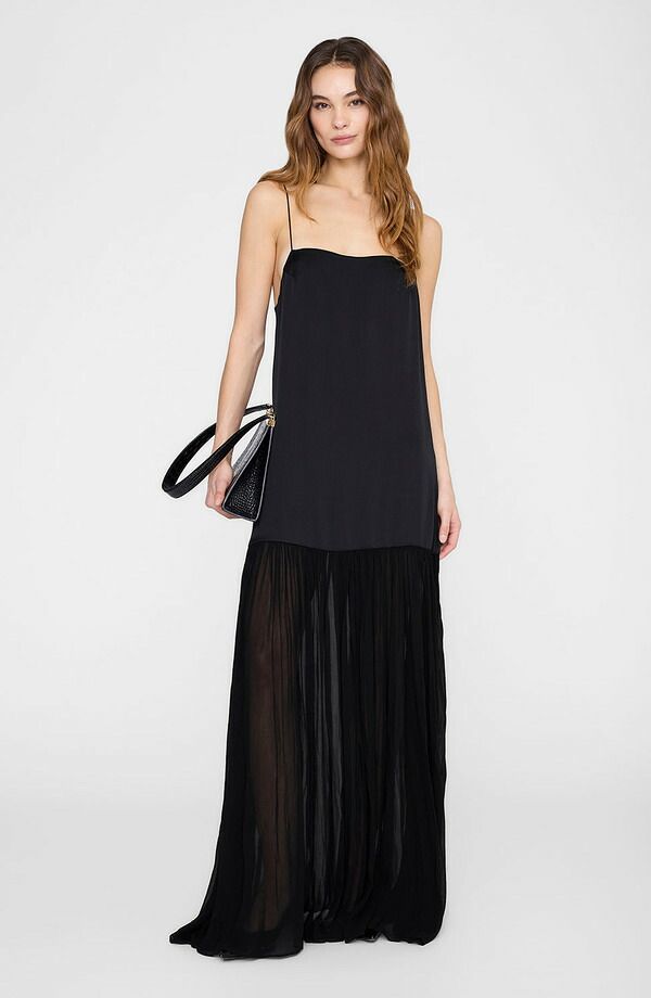 アニービン レディース トップス ワンピース ANINE BING Clementine Dress Black ブラック