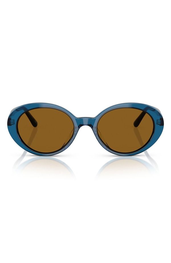オリバーピープルズ レディース アクセサリー サングラス・アイウェア Oliver Peoples Lumar 51mm Oval Sunglasses TETSUKON BLUE TRUE BROW