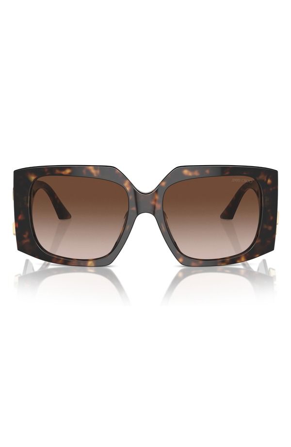 ジミーチュー レディース アクセサリー サングラス・アイウェア Jimmy Choo 55mm Gradient Butterfly Sunglasses HAVANA GRADIENT BROWN