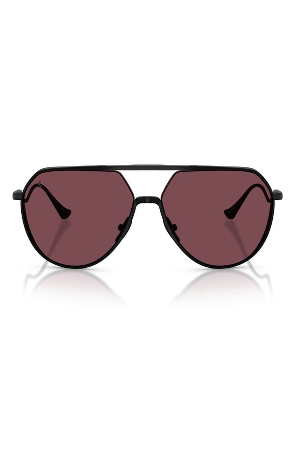 フェラーリ メンズ アクセサリー サングラス・アイウェア Ferrari 59mm Pilot Sunglasses MATTE BLACK RED ブラック
