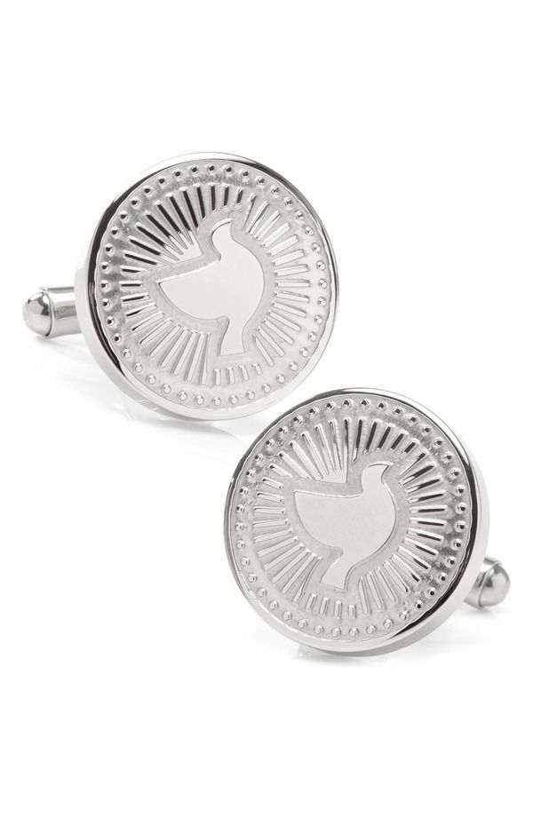 カフリンク メンズ アクセサリー カフスボタン Cufflinks Inc Silver Dove Radial Cuff Link sILVER シルバー