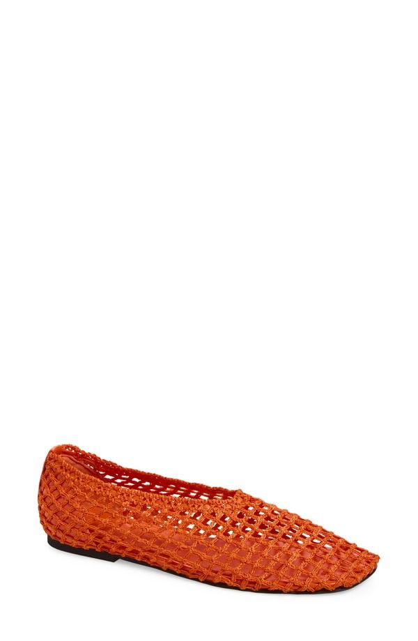 プロエンザショラー レディース シューズ スニーカー Proenza Schouler Slant Crochet Flat Women FLAME
