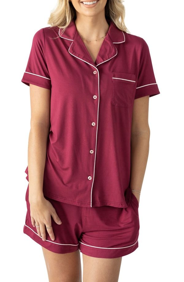 キンドリッド ブレイブリー レディース アンダーウェア ナイトウェア マタニティ Kind red Bravely Clea Short Sleeve Pajama Set Maternity DEE
