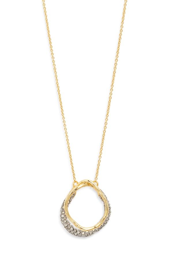 アレクシス ビッター レディース アクセサリー ネックレス・チョーカー レース Alexis Bittar Solanes Crystal Orbit Pendant Necklace CRYSTAL