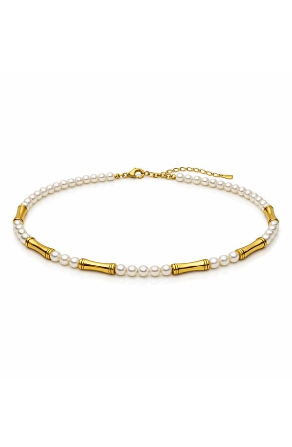 アルジェントヴィーヴォ レディース アクセサリー ネックレス・チョーカー レース ARGENTO VIVO Bamboo Faux Pearl Choker Necklace GOLD ゴールド