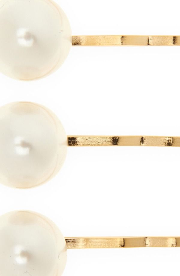 ジェニファーベア レディース アクセサリー Jennifer Behr Perla Set of 7 Faux Pearl Bobby Pins PEARL パール