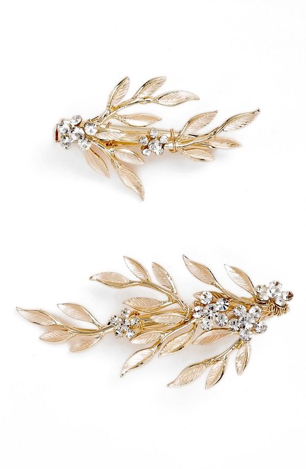 ブライズ ヘアピンズ レディース アクセサリー Brides Hairpins Calvina 2Piece Hair Clip Set GOLD ゴールド