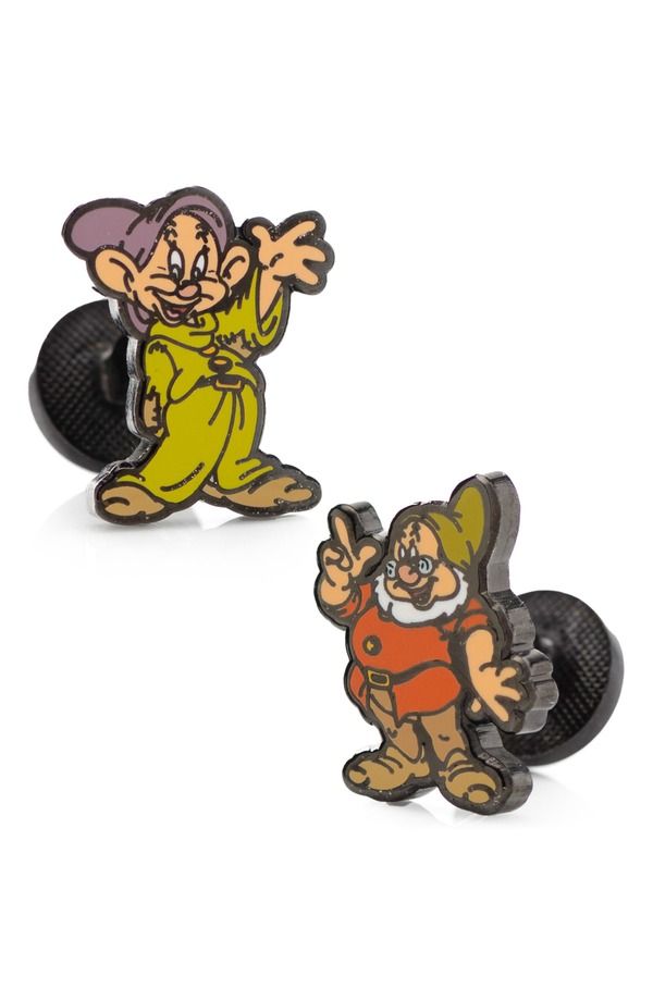 カフリンク メンズ アクセサリー カフスボタン Cufflinks Inc Dopey Doc Mismatched Cuff Links RED レッド