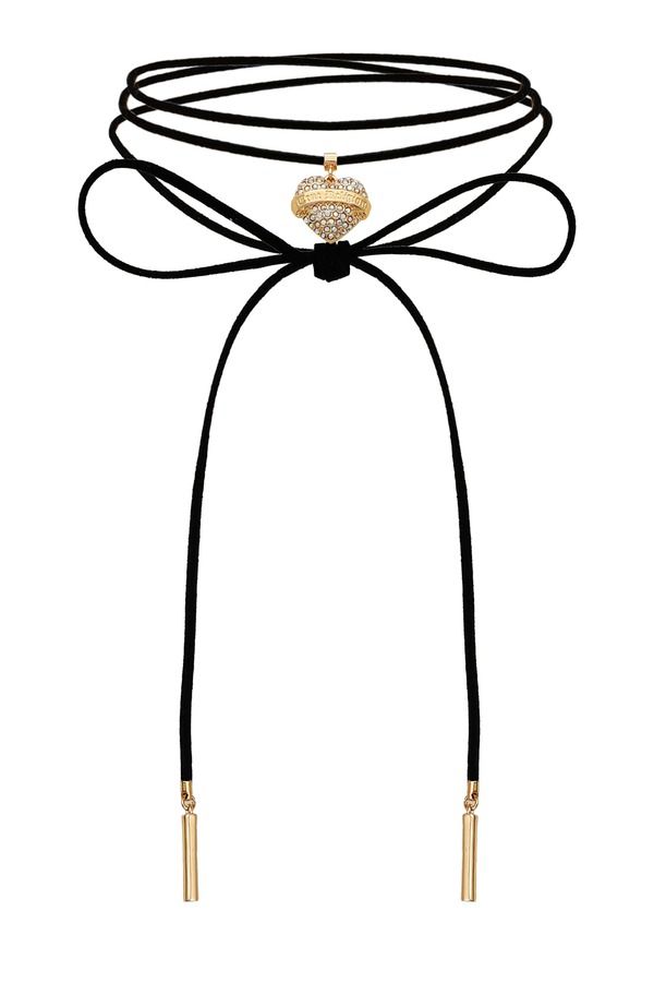 トゥルーレリジョン レディース アクセサリー ネックレス・チョーカー スエード レース True Religion Suede choker necklace GOLDTONE