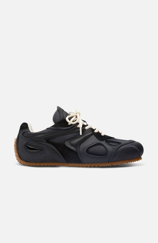 アクセルアリガト レディース シューズ スニーカー レザー Axel Arigato Slow Leatherunner Women BlackGum ブラック
