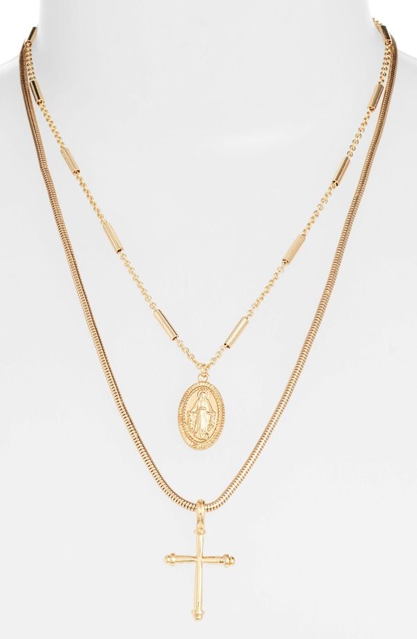 エティカ レディース アクセサリー ネックレス・チョーカー レース Ettika Coin Crosset of 2 Necklaces GOLD ゴールド