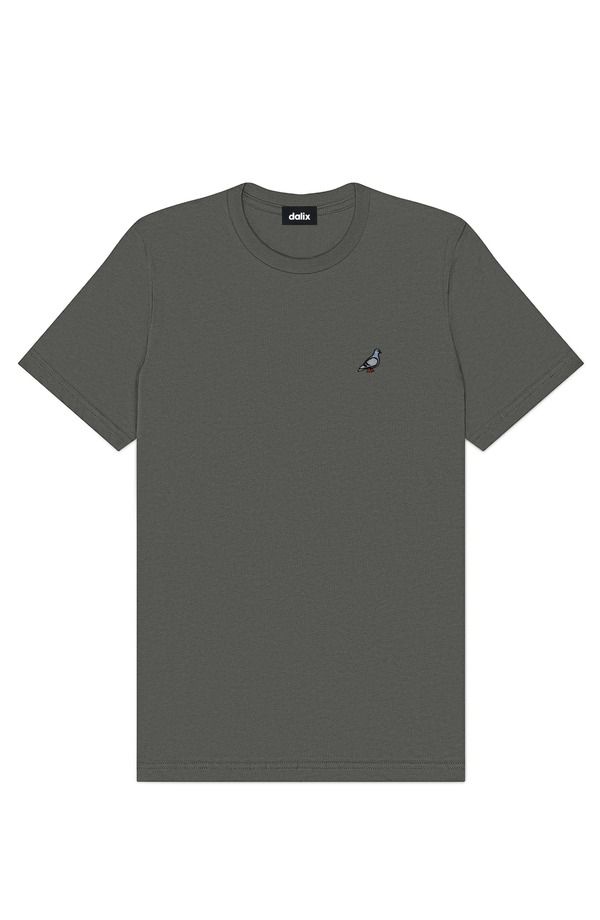 ダリックス メンズ トップス Tシャツ ジャージー Dalix Mens Pigeon Jersey Tee Asphalt Gray グレー