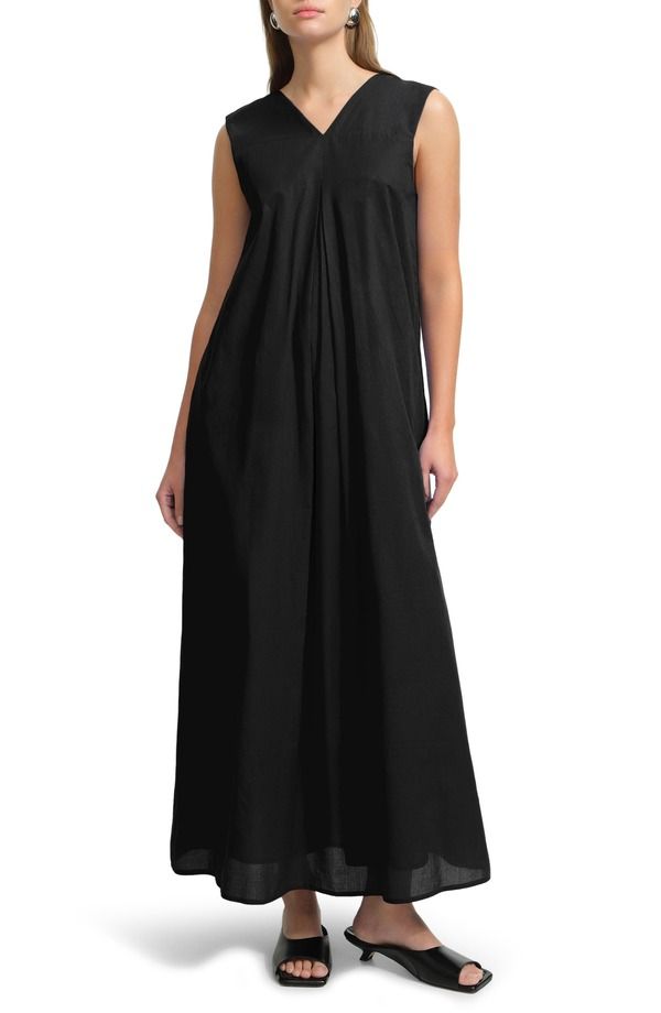 マルセラ レディース トップス ワンピース ノースリーブ マキシ Marcella Helena Sleeveless Maxi Dress BLACK ブラック