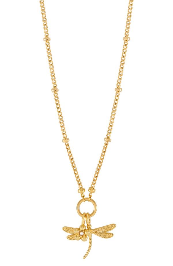 エステラバートレット レディース アクセサリー ネックレス・チョーカー レース Estella Bartlett Flower Dragonfly Charm Necklace GOLD ゴールド