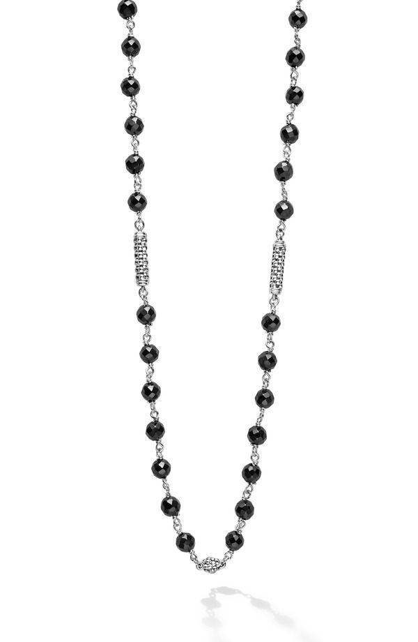 ラゴス レディース アクセサリー ネックレス・チョーカー レース LAGOS Caviar Icon Ceramic Beaded Necklace SILVER シルバー
