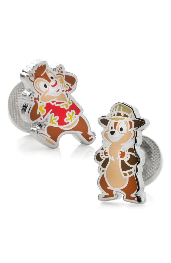 カフリンク メンズ アクセサリー カフスボタン Cufflinks Inc Chip Dale Cuff Link sILVER MULTI シルバー