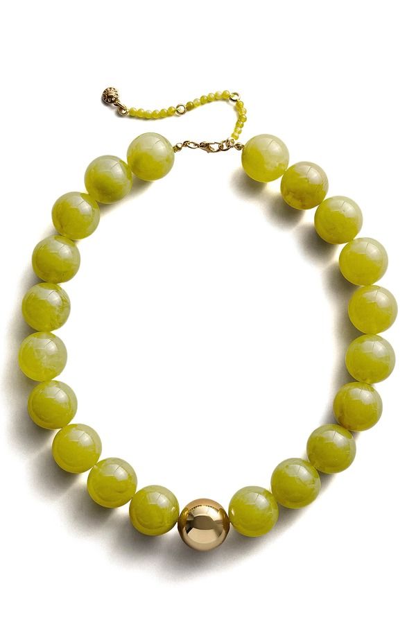 バウブルバー レディース アクセサリー ネックレス・チョーカー レース BaubleBar Jane Beaded Necklace LIGHT GREEN グリーン