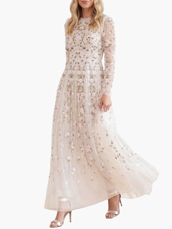 ニードルアンドスレッド レディース トップス ワンピース アンクル Needle Thread Camellia Ditsy Ankle Gown CreamMulti クリーム 147,900円