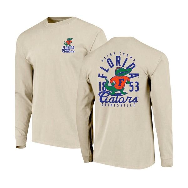 イメージワン メンズ トップス Tシャツ オーバーレイ IMAGE ONE Mens Natural Florida Gators Comfort Colors Mascot Overlay Long